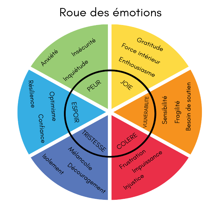 Roue des émotions